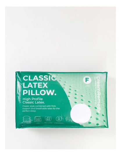 Latex Classic Pillow in White