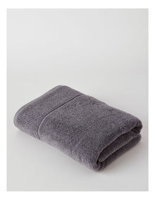 Clara Quick Dry Bath Towel in Charcoal