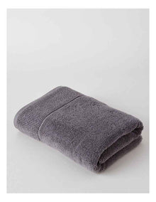 Clara Quick Dry Bath Towel in Charcoal