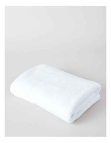 Clara Quick Dry Bath Towel in White