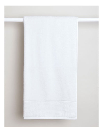 Clara Quick Dry Bath Towel in White
