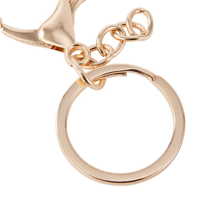 4 Pack Keyrings - Gold Look