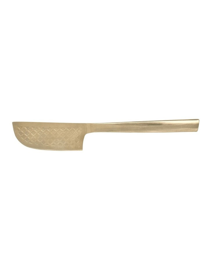 Novaro Cheese Knife Set 3 Piece in Gold