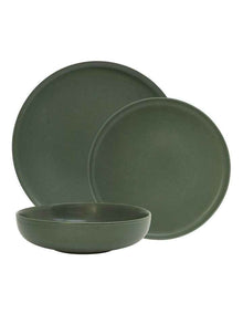 Hue Dinner Set 12 Piece in Kelp