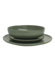Hue Dinner Set 12 Piece in Kelp