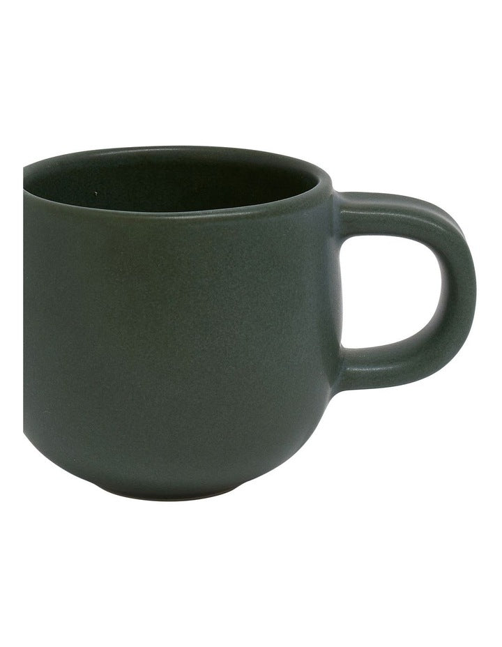 Hue Espresso Cup & Saucer 85ml/12cm in Kelp