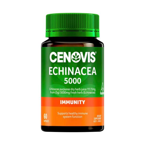 CENOVIS ECHINACEA 5000 CAPSULES 60PK