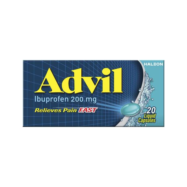 Liquid Ibuprofen Pain Relief Capsules