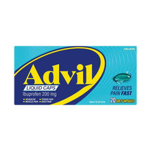 ADVIL LIQUID IBUPROFEN PAIN RELIEF CAPSULES 20PK