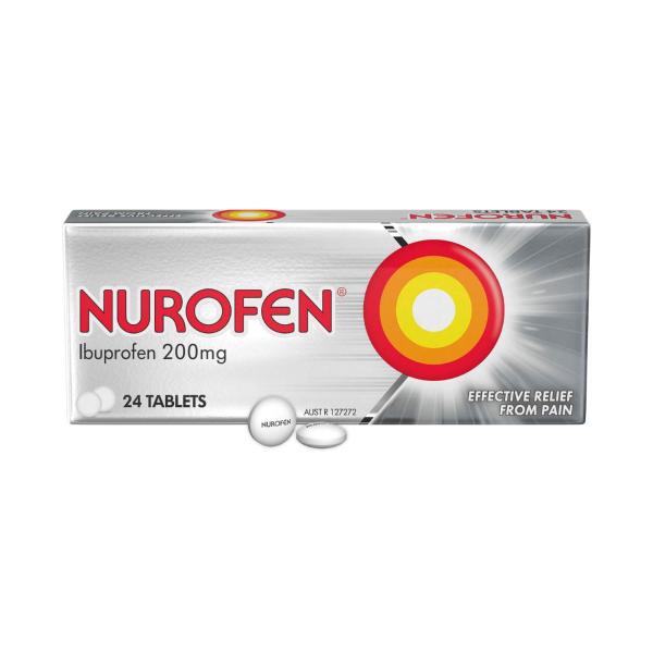 NUROFEN IBUPROFEN 200MG TABLETS 24 PACK