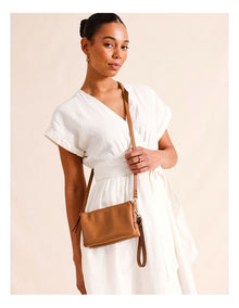 Mia Crossbody Bag in Tan