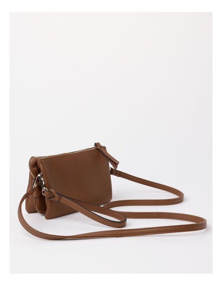 Mia Crossbody Bag in Tan