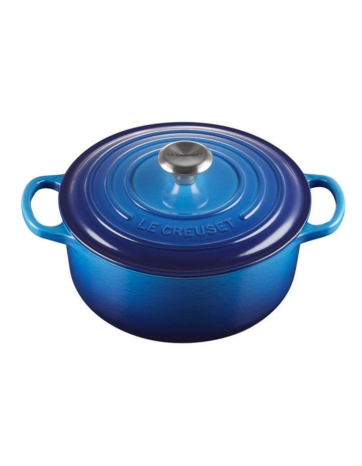 Signature 20cm/2.4Lt Round Casserole Azure Blue