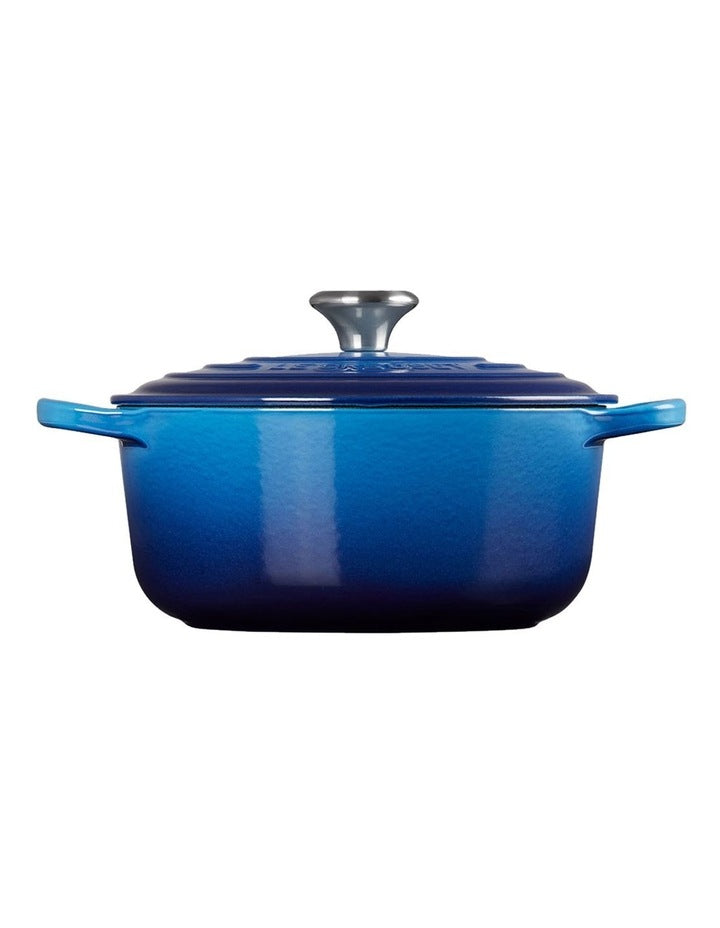 Signature 20cm/2.4Lt Round Casserole Azure Blue