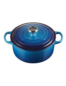 Signature Round Casserole 24cm/ 4.2Lt in Azure Blue