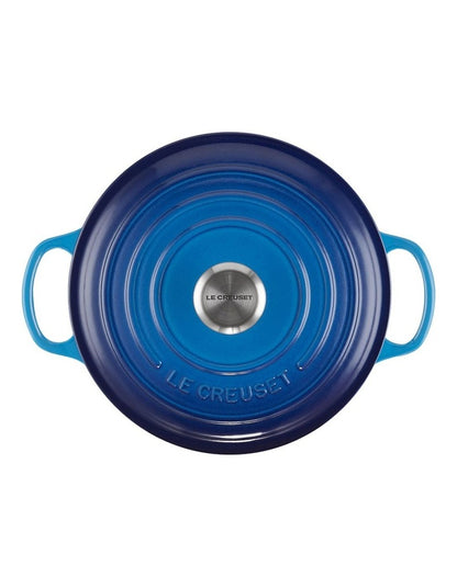 Signature Round Casserole 24cm/ 4.2Lt in Azure Blue