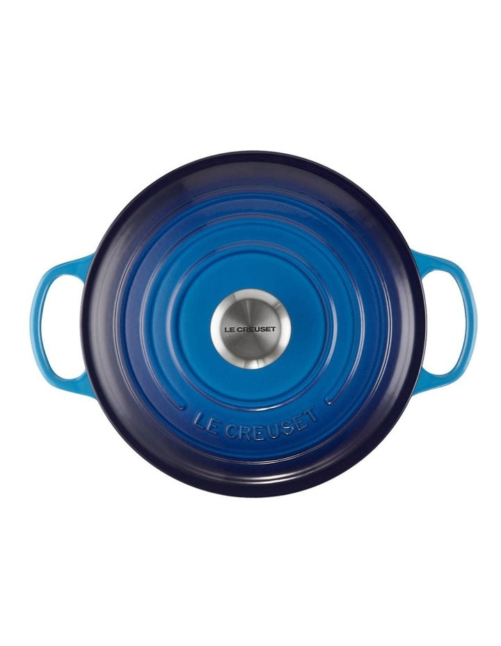 Signature Round Casserole 28cm/ 6.7Lt in Azure Blue