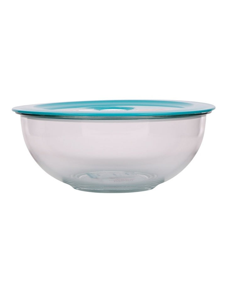 Seal And Store Glass Bowl 3L in Teal