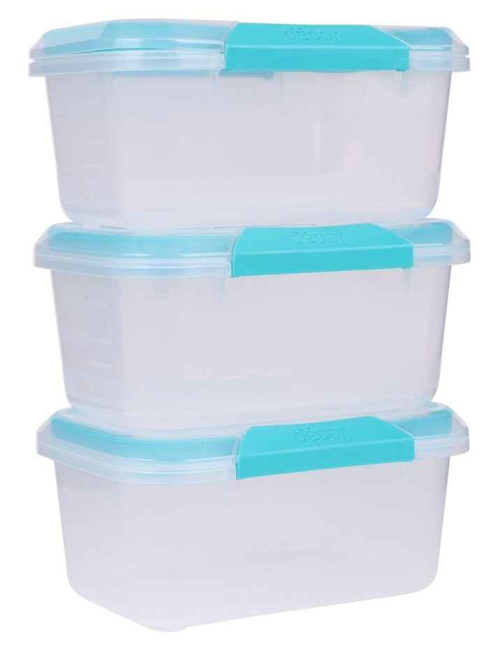 Fresh Seal Clips Oblong 1L 3 Pack in Clear