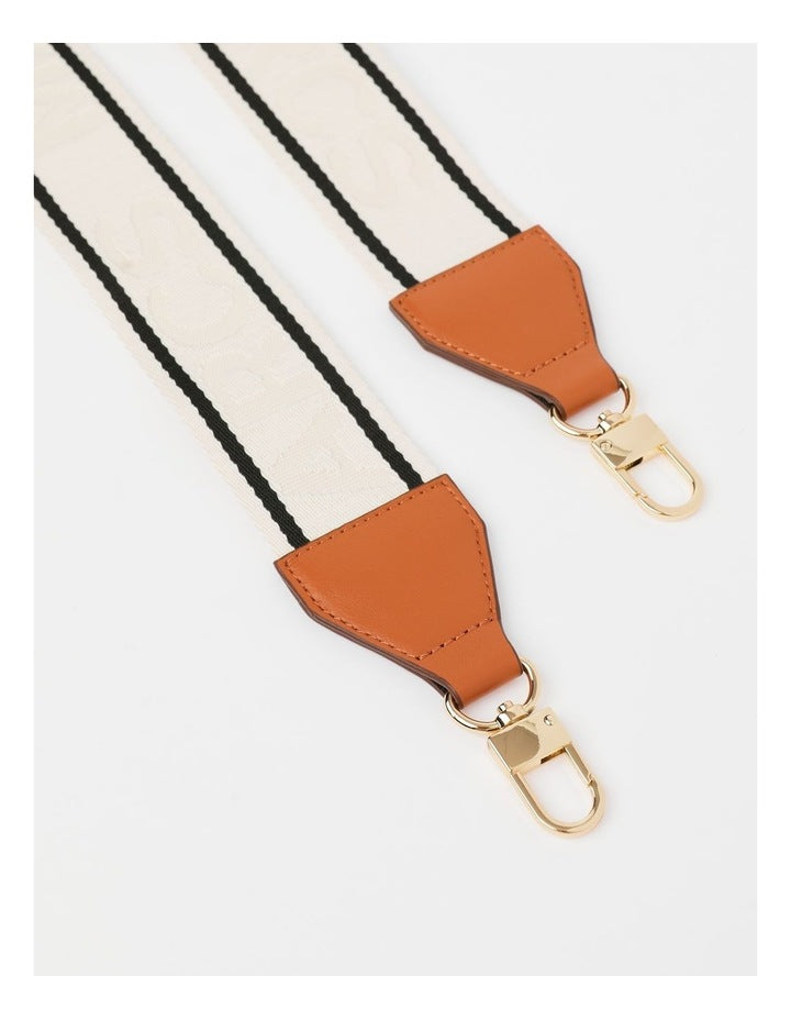 Cali Bag Strap Accessory in Natural/Taupe