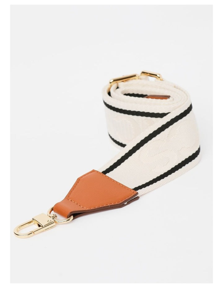 Cali Bag Strap Accessory in Natural/Taupe