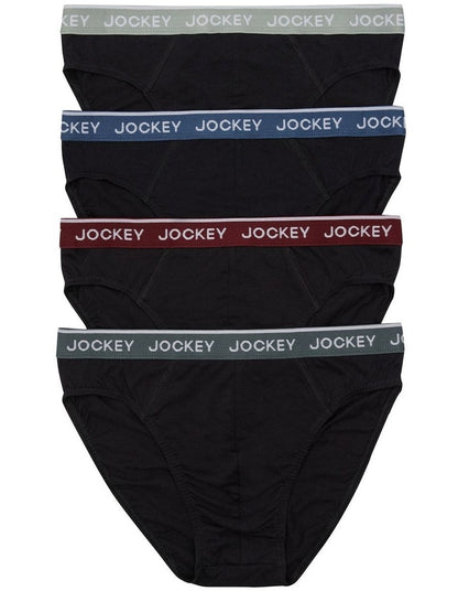 Brief 4 Pack in Black