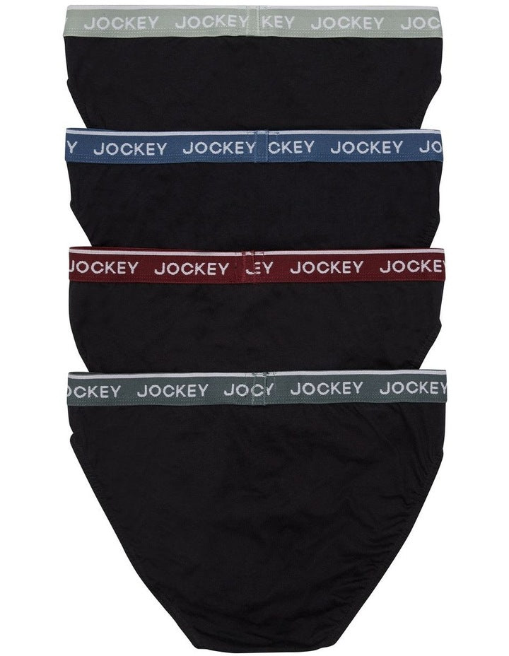 Brief 4 Pack in Black