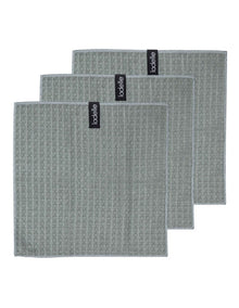 Mega Waffle Microfibre Dishcloth 3 Pack in Sage