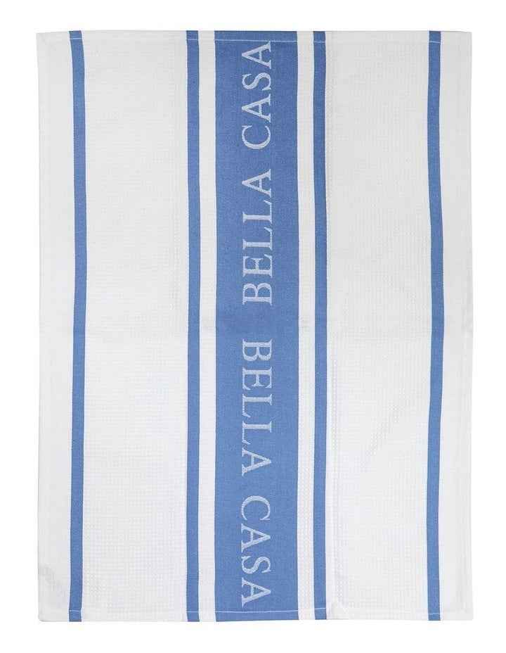 Bella Casa Kitchen Towel 2 Pack in Blue