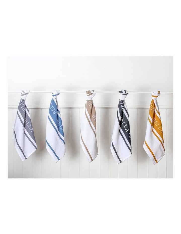 Bella Casa Kitchen Towel 2 Pack in Blue