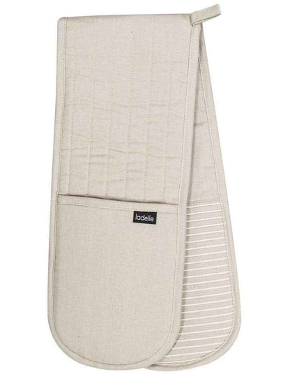 Lennox Double Oven Mitt in Stone