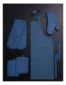 Lennox Double Oven Mitt in Marine