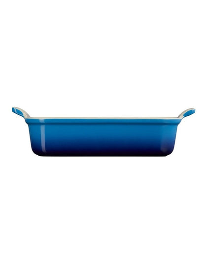 Heritage 26cm Rectangular Deep Dish in Azure Blue