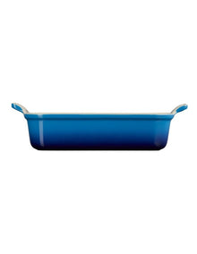 Heritage 26cm Rectangular Deep Dish in Azure Blue