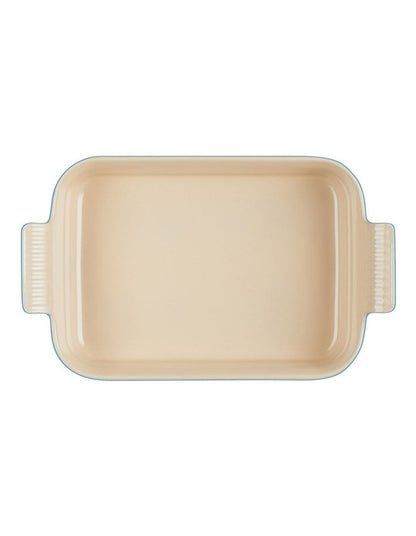 Heritage 26cm Rectangular Deep Dish in Azure Blue