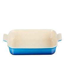 Heritage 32cm Rectangular Deep Dish in Azure Blue