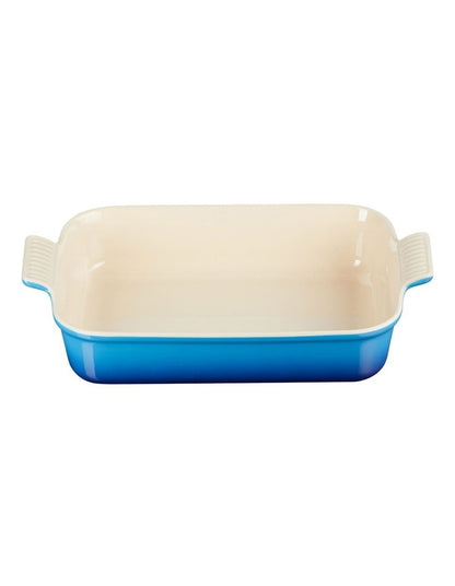 Heritage 32cm Rectangular Deep Dish in Azure Blue