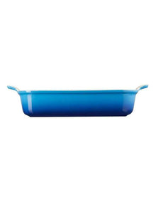 Heritage 32cm Rectangular Deep Dish in Azure Blue