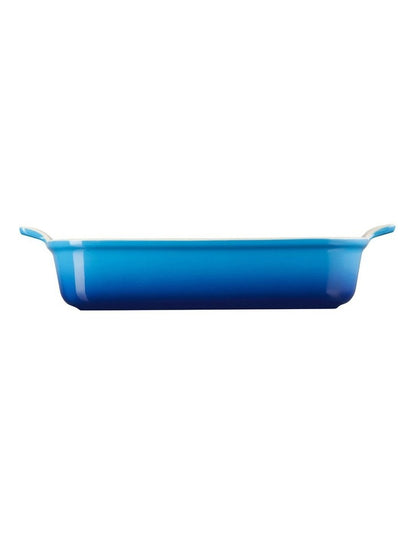Heritage 32cm Rectangular Deep Dish in Azure Blue
