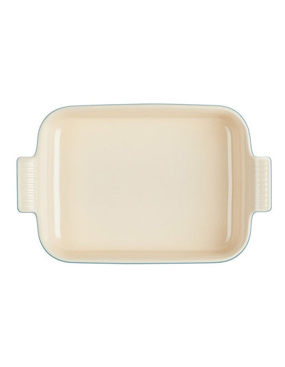 Heritage 32cm Rectangular Deep Dish in Azure Blue