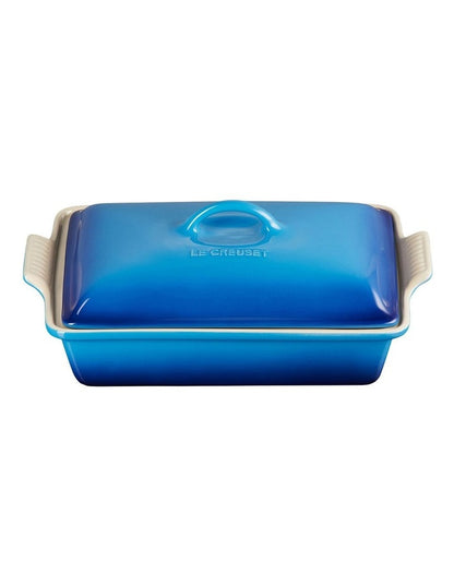 Heritage 33cm Covered Deep Dish in Azure Blue