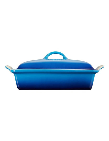 Heritage 33cm Covered Deep Dish in Azure Blue