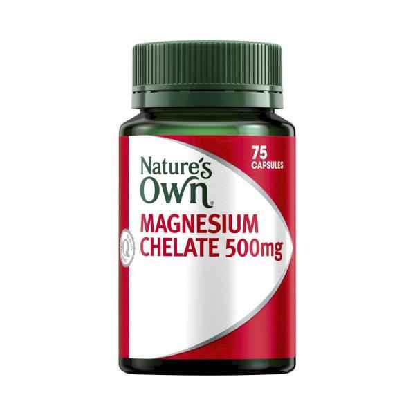 Magnesium Chelate 500mg Muscle Health Capsules