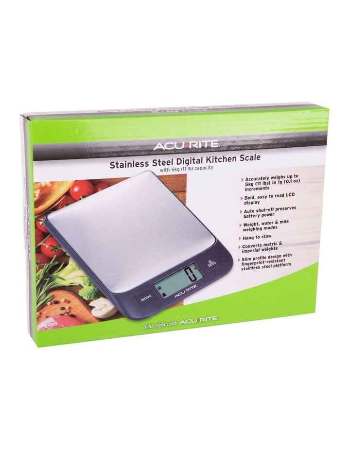 Digital Kitchen Scale 1g/5kg in Stainless Steel