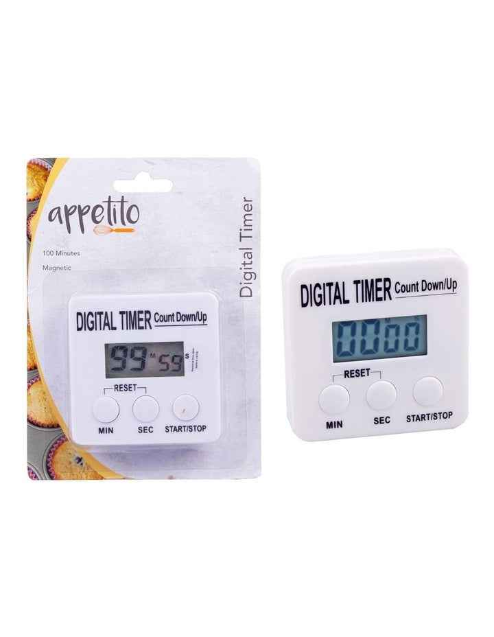 Digital Timer 100 Minutes in White