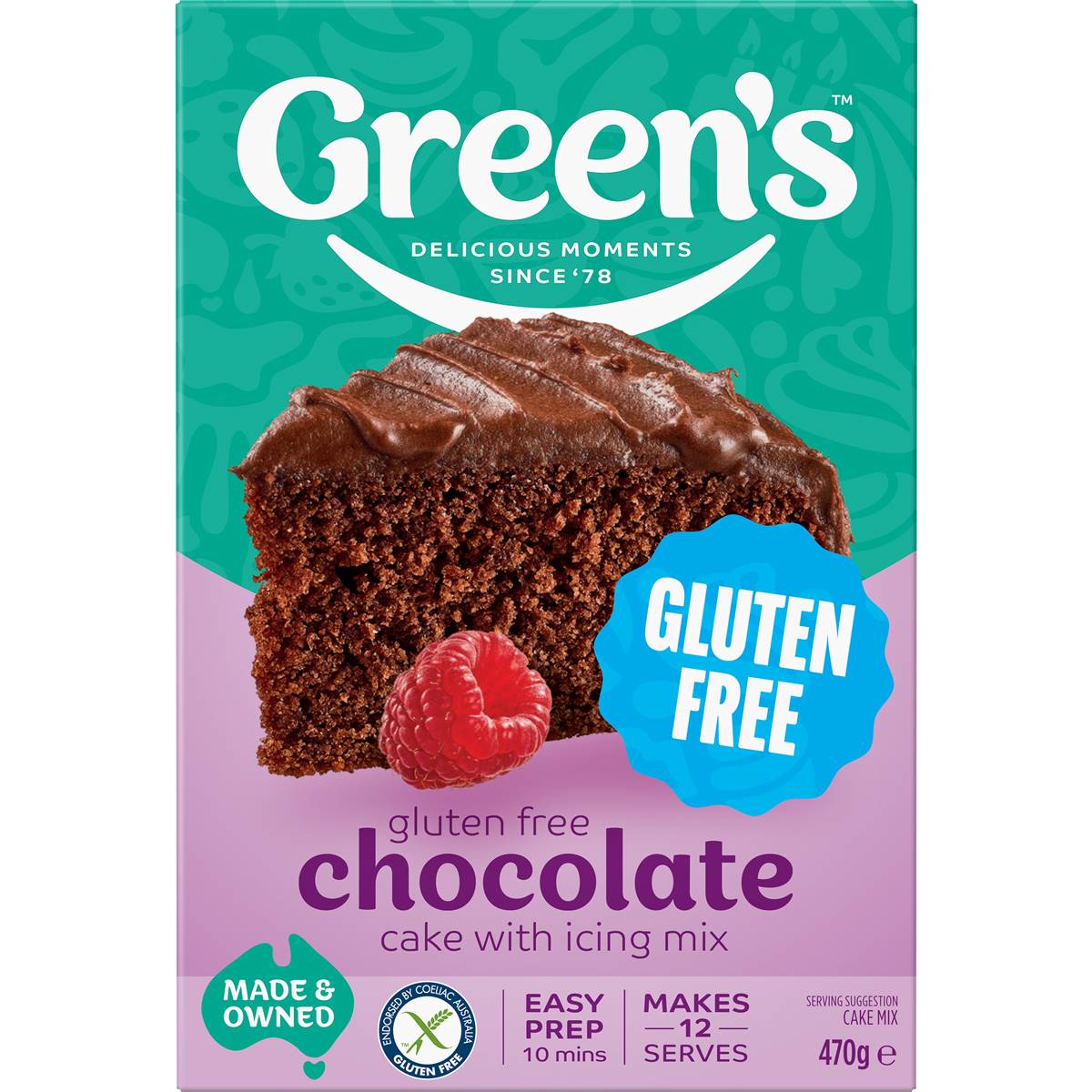 Green's Gluten Free Chocolate Cake Mix 470g