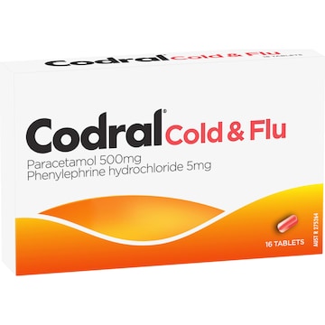 Codral Cold & Flu Tablets 16 pack
