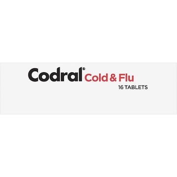 Codral Cold & Flu Tablets 16 pack