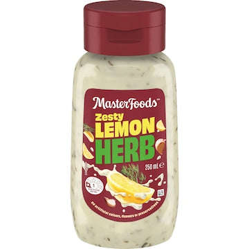 MasterFoods Zesty Lemon & Herb Sauce 250mL