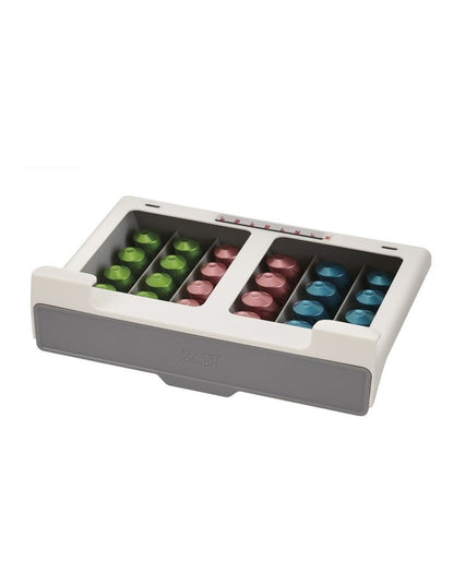 Cupboard Store Coffee Capsule Drawer in Grey